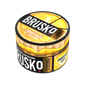 Бестабачная смесь для кальяна BRUSKO (Strong) Лимонный пирог 50 г