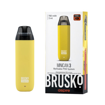 ЭC Brusko Minican 3.0 700 mAh (Желтый)
