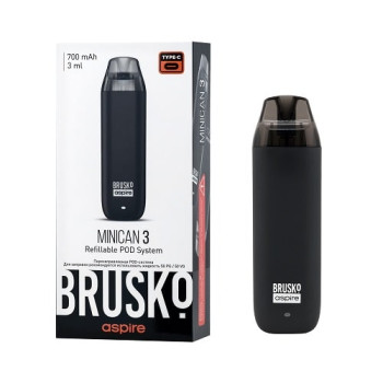 ЭC Brusko Minican 3.0 700 mAh (Черный)