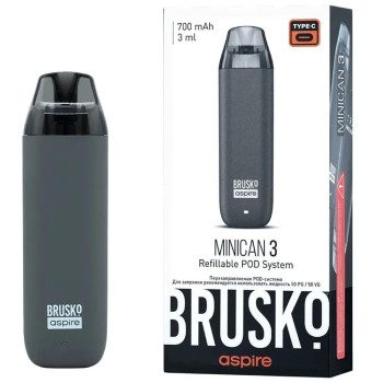 ЭC Brusko Minican 3.0 700 mAh (Серый)