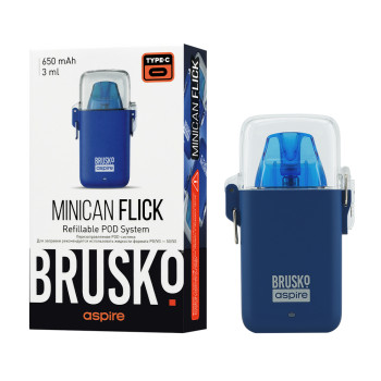 ЭC Brusko Minican FLICK 650 mAh Синий