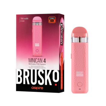 ЭC Brusko Minican 4.0 700 mAh (Розовый)