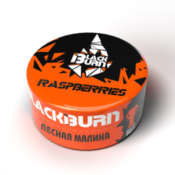Табак для кальяна "BlackBurn" Raspberries (Спелая малина с легкой кислинкой) 25 г