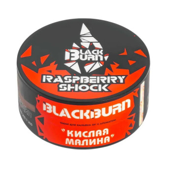 Табак для кальяна "BlackBurn" Raspberry Shock (Кислая малина) 25 г