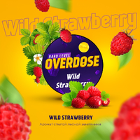 Табак для кальяна Overdose Wild Strawberry (Дикая земляника), 25 гр.