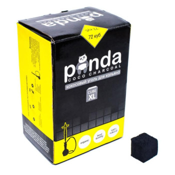 Уголь кокосовый для кальяна Panda XL 72 куб. (25 мм)