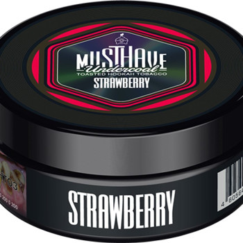 Табак для кальяна Must Have Strawberry (с ароматом Садовой Клубники) 250гр.