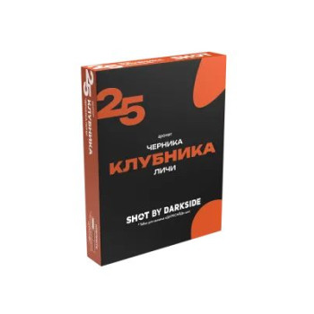 Табак для кальяна "Дарксайд" Шот (аромат клубника черника личи), 25г