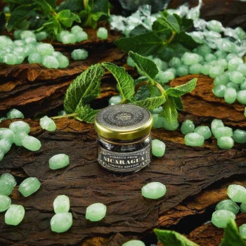 N25 20гр. Табак для кальяна "WTO" NICARAGUA МЯТНЫЕ ЛЕДЕНЦЫ.