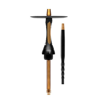 Кальян ALPHA HOOKAH - Model S Black Matte (шахта, мундштук, шланг, блюдце)
