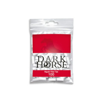 Фильтры для самокруток DarkHorse Regular 8x15мм (100 шт.)