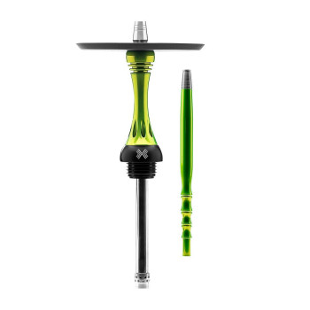 Кальян ALPHA HOOKAH - X Lime (шахта, мундштук, шланг, блюдце)
