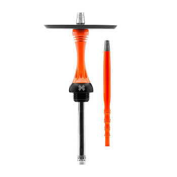Кальян ALPHA HOOKAH - X Orange Fluor (шахта, мундштук, шланг, блюдце)