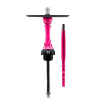Кальян ALPHA HOOKAH - X Rose Fluor (шахта, мундштук, шланг, блюдце)