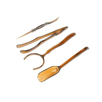 Инструменты для чайной церемонии (темный пластик)