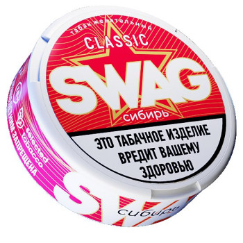 Жевательный табак "SWAG" со вкусом "СИБИРЬ" 10г