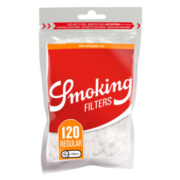 Фильтры для самокруток SMOKING REGULAR CLASSIC 7,5х15мм (120 шт.)