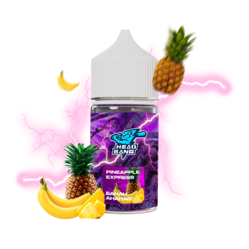 HEAD BANG Salt 2% 30 мл Банан с ананасом (Pineapple Express)
