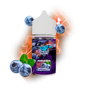 HEAD BANG Salt 2% 30 мл Черничный энергетик (Amnesia)