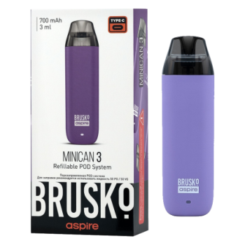 ЭC Brusko Minican 3.0 700 mAh (Светло-фиолетовый)