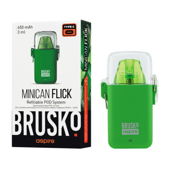 ЭC Brusko Minican FLICK 650 mAh Зеленый