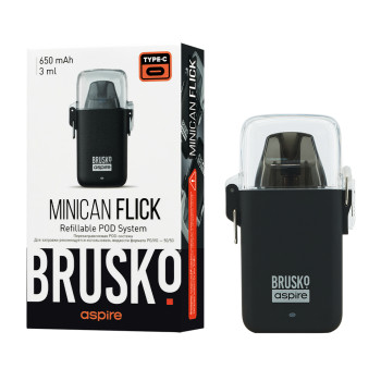 ЭC Brusko Minican FLICK 650 mAh Черный