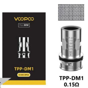Испаритель Voopoo TPP-DM1 0.15Ω (3шт/уп) (1шт.) (Drag X Plus Kit,Drag S PRO Pod Kit)