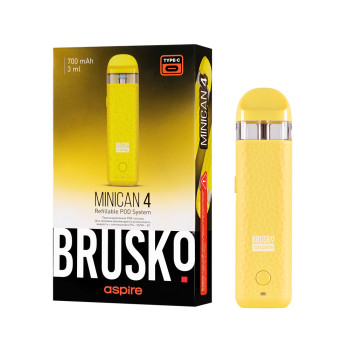 ЭC Brusko Minican 4.0 700 mAh (Желтый)