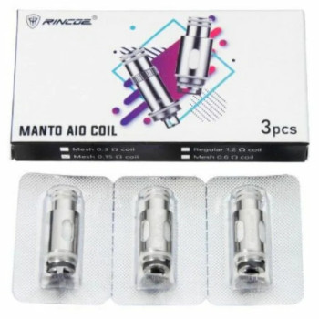 Испарители Rincoe Manto AIO Mesh 0.15Ω (3 шт/уп.) (1шт.)