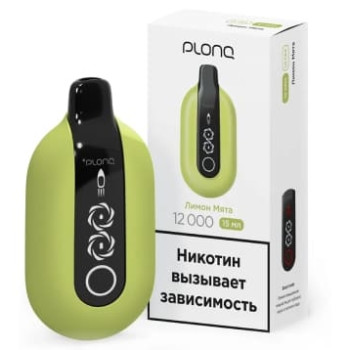 PLONQ Ultra (12000 затяжек) ЛИМОН МЯТА