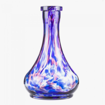 Колба капля (синяя и марганцевая крошка)