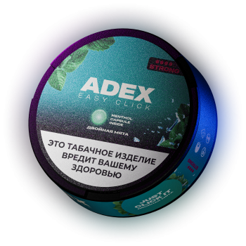 Жевательный табак АДЕКС клик ДВОЙНАЯ МЯТА 9г