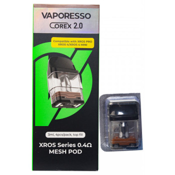 Картридж Vaporesso XROS 0.4Ω (3мл.) (Corex 2.0) (4 шт/уп.) (1шт.)