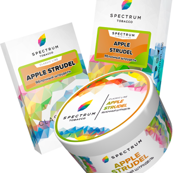 Табак для кальяна SPECTRUM TOBACCO CL (APPLE STRUDEL) с ароматом Яблочный штрудель 40 гр