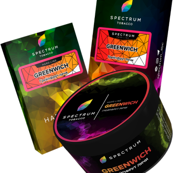 Табак для кальяна SPECTRUM TOBACCO HL (GREENWICH) с ароматом Грейпфрут личи 40 гр