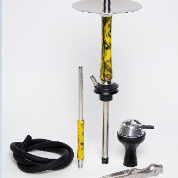 Шахта SKY - Amber (Шахта, мундштук, калауд, чаша силикон, шланг, щипцы, блюдце)