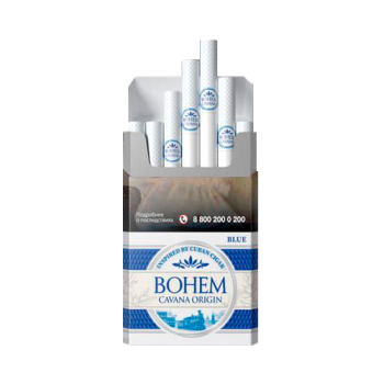 Сигареты "BOHEM CAVANA ORIGIN BLUE" МРЦ 199