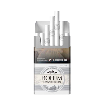 Сигареты "BOHEM CAVANA ORIGIN SILVER" МРЦ 199