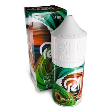 Безникотиновая жидкость для ЭСДН RELL ULTIMA Green Apple Peach Kiwi (3мл, 0мг/см3)