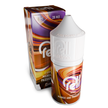 Безникотиновая жидкость для ЭСДН RELL ULTIMA Mango and Passion Fruit (3мл, 0мг/см3)