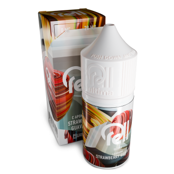 Безникотиновая жидкость для ЭСДН RELL ULTIMA Strawberry Guava ice (3мл, 0мг/см3)