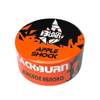 Табак для кальяна "BlackBurn" Apple Shock (Кислое яблоко) 25 г