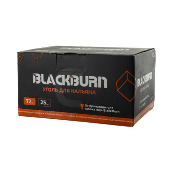 Уголь кокосовый Blackburn 25 мм (72 шт)