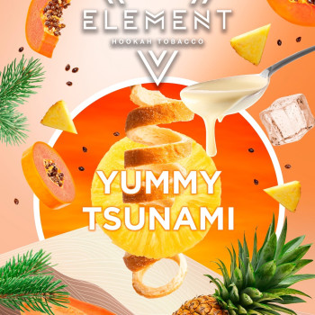 Табак для кальяна "Элемент" 5 - Yummy Tsunami (Десерт, Экзотические фрукты, Хвоя) 25 г