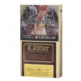 Сигареты с фильтром "K.Ritter" ТУРИНСКИЙ КОФЕ 20шт. РРЦ 199