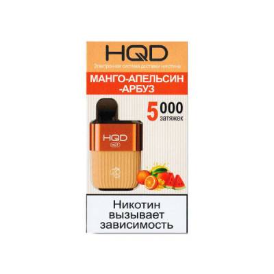 Эл. сигарета HQD HOT (5000 затяжек) Манго апельсин арбуз