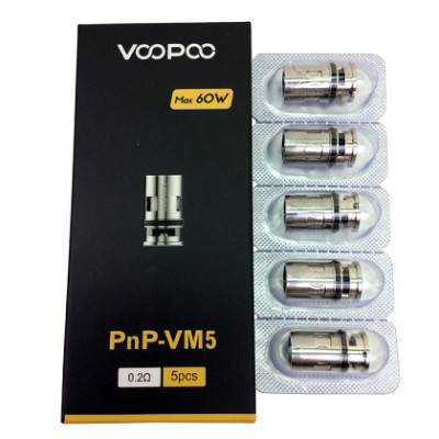 Испаритель Voopoo PnP-VM5 (0.2Ω 5шт/уп) (1шт.) (Vinci, Vinci X/R/Air, Drag X/S/Max, Navi)