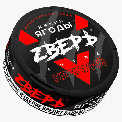 Жевательный табак "ZВЕРЬ" со вкусом "ДИКИЕ ЯГОДЫ" 10г