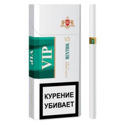 Сигареты VIP Menthol Slims МРЦ 160