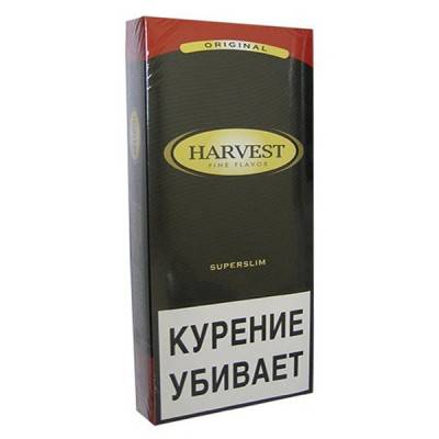 Сигареты Harvest Superslims Original МРЦ  230